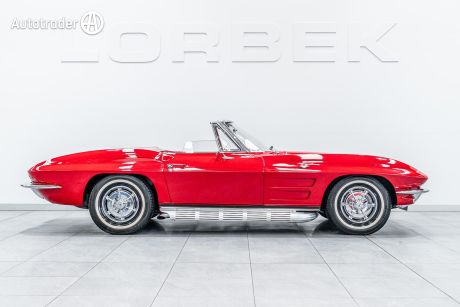 Red 1963 Chevrolet Corvette Roadster Stingray