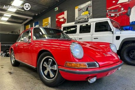 Red 1966 Porsche 912 Coupe