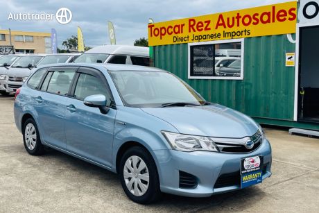Blue 2014 Toyota Fielder Wagon