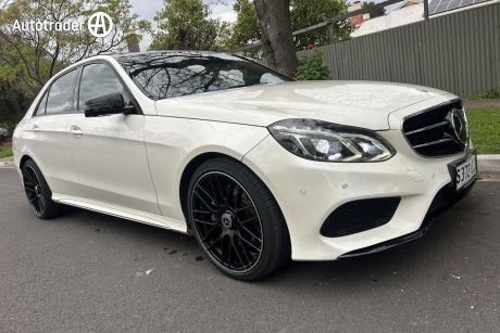 White 2015 Mercedes-Benz E400 Sedan