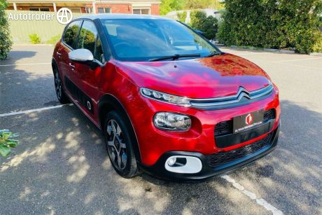 Red 2018 Citroen C3 Wagon Shine 1.2 Pure Tech 82