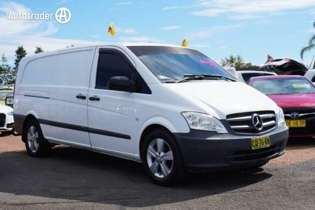 White 2014 Mercedes-Benz Vito Van 116CDI SWB