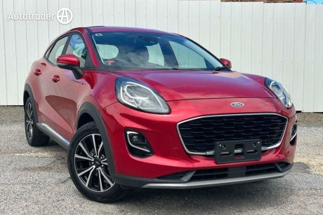 Red 2022 Ford Puma Hatchback