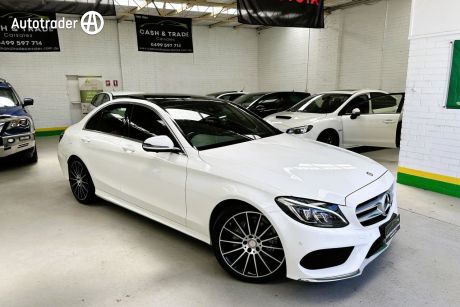 White 2016 Mercedes-Benz C200 Sedan D