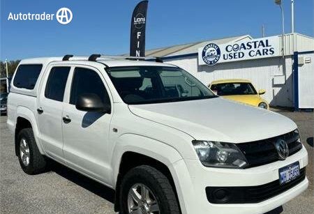 White 2014 Volkswagen Amarok Dual Cab Utility TDI420 (4X4)