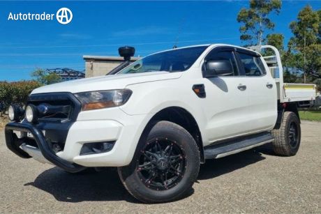 White 2015 Ford Ranger Crew Cab Chassis XL 3.2 (4X4)