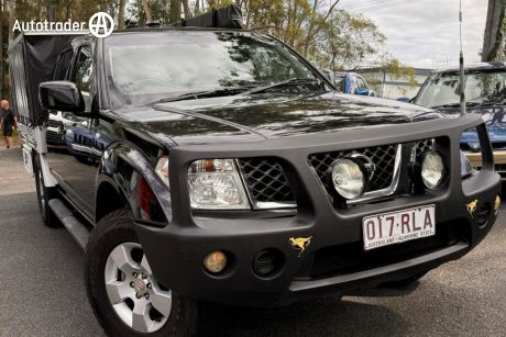 Black 2011 Nissan Navara Dual Cab Pick-up ST (4X4)