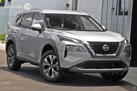 Silver 2024 Nissan X-Trail Wagon ST-L (4WD) 7 Seat