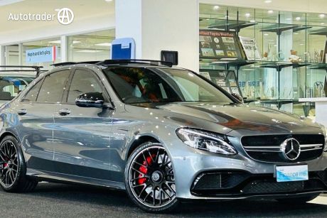 Grey 2017 Mercedes-Benz C63 Sedan S