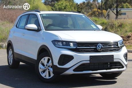 White 2024 Volkswagen T-Cross Wagon 85TFI Life