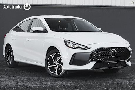 White 2023 MG MG5 Sedan Essence
