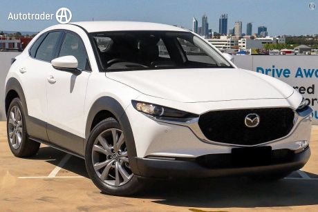 White 2024 Mazda CX-30 Wagon G25 SKYACTIV-Drive Touring