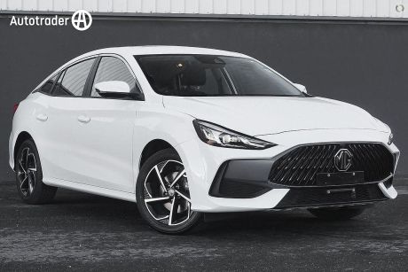 White 2023 MG MG5 Sedan Essence