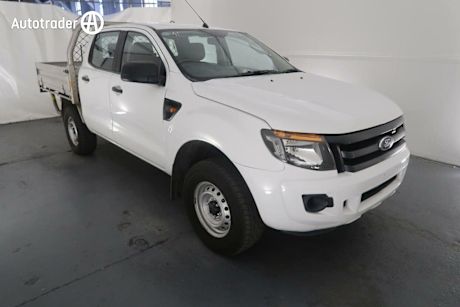 White 2012 Ford Ranger Dual Cab Chassis XL 3.2 (4X4)