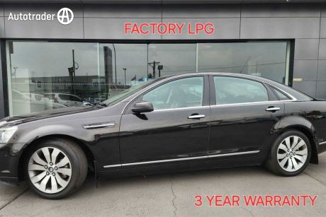 Black 2013 Holden Caprice Sedan (LPG)