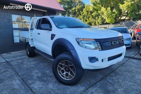 White 2013 Ford Ranger Super Cab Chassis XL 2.2 HI-Rider (4X2)