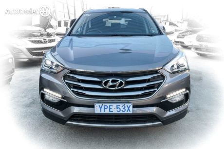 Silver 2016 Hyundai Santa FE Wagon Active Crdi (4X4)