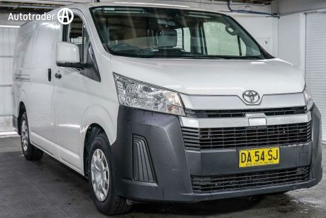 White 2021 Toyota HiAce Van LWB (4 Door Option)