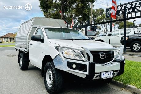 White 2018 Mazda BT-50 Cab Chassis XT (4X2) (5YR)