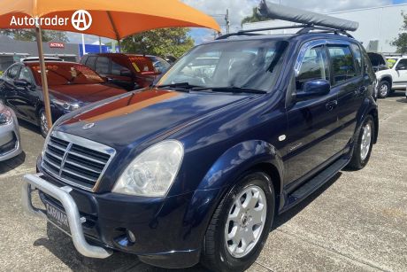 Blue 2007 Ssangyong Rexton Wagon RX270 Sports