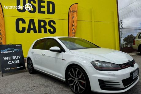 White 2016 Volkswagen Golf Hatch GTi PERFORMANCE AU MY16