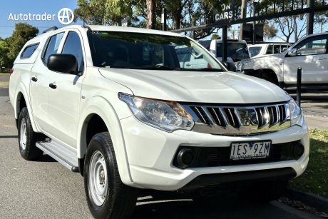 White 2016 Mitsubishi Triton Dual Cab Utility GLX
