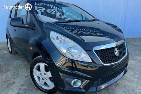 Black 2011 Holden Barina Spark Hatchback CD