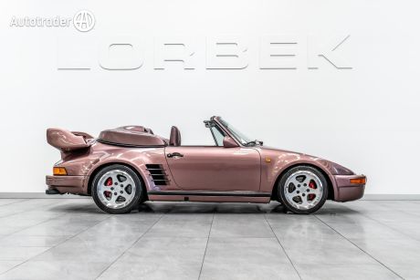 Red 1988 Porsche 930 Turbo Slant Nose Convertible Turbo Slant Nose