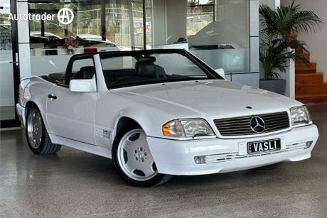 White 1993 Mercedes-Benz 500 Convertible SL