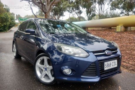 Blue 2012 Ford Focus Hatchback Trend