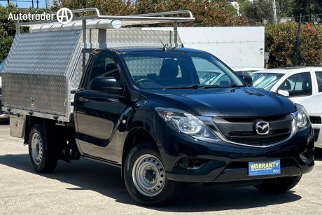 Black 2017 Mazda BT-50 Cab Chassis XT (4X2)