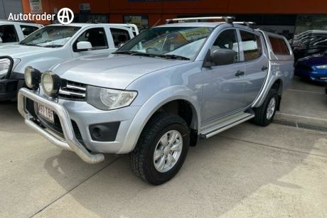 Silver 2013 Mitsubishi Triton Double Cab Utility GLX (4X4)