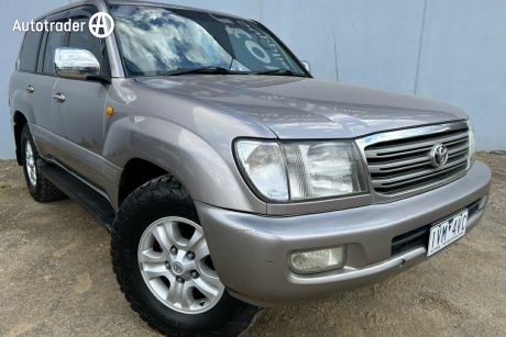 Silver 2003 Toyota Landcruiser Wagon Sahara (4X4)