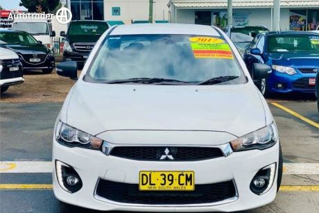 White 2017 Mitsubishi Lancer Sedan GSR