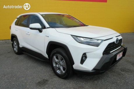 White 2022 Toyota RAV4 Wagon GX (awd) Hybrid