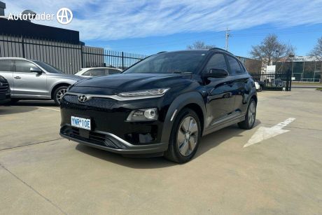 Black 2019 Hyundai Kona Wagon Highlander Electric