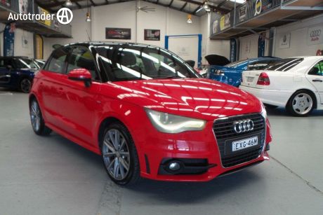 Red 2012 Audi A1 Hatchback Sportback 1.4 Tfsi Ambition