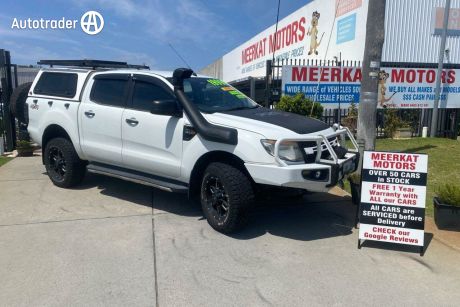 White 2014 Ford Ranger Dual Cab Chassis XL 3.2 (4X4)