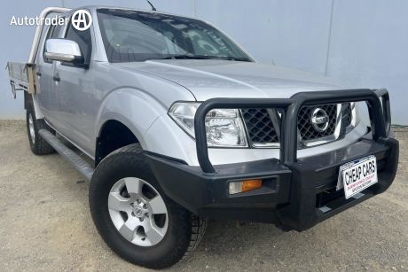 Silver 2007 Nissan Navara Dual Cab Pick-up ST-X (4X4)