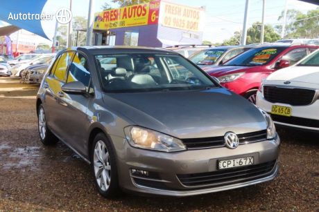 Grey 2013 Volkswagen Golf Hatchback 110 TDI Highline