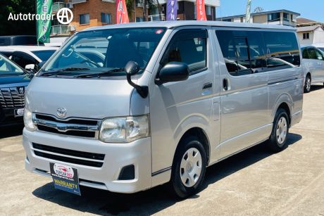 Silver 2010 Toyota HiAce Commercial SLWB