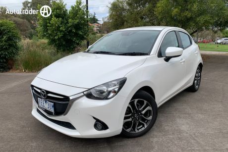 White 2015 Mazda 2 Hatchback Genki
