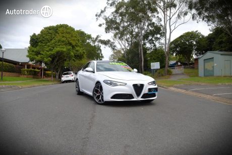 White 2021 Alfa Romeo Giulia Sedan Sport