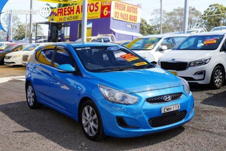 Blue 2017 Hyundai Accent Hatchback Sport