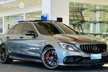 Grey 2017 Mercedes-Benz C63 Sedan S