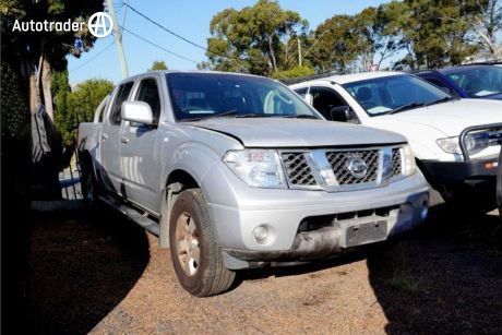 Silver 2011 Nissan Navara Ute Tray ST