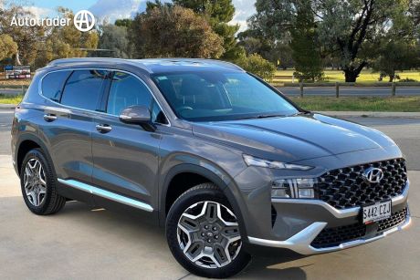 Grey 2023 Hyundai Santa FE Wagon Elite HEV (7 Seat)