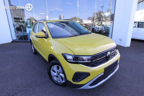 Yellow 2024 Volkswagen T-Cross Wagon 85TFI Life