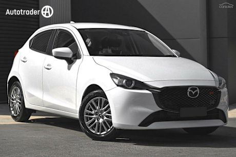 White 2024 Mazda Mazda2 Hatchback G15 Evolve