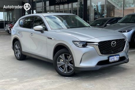 Silver 2023 Mazda CX-60 Wagon G40E Evolve Hybrid